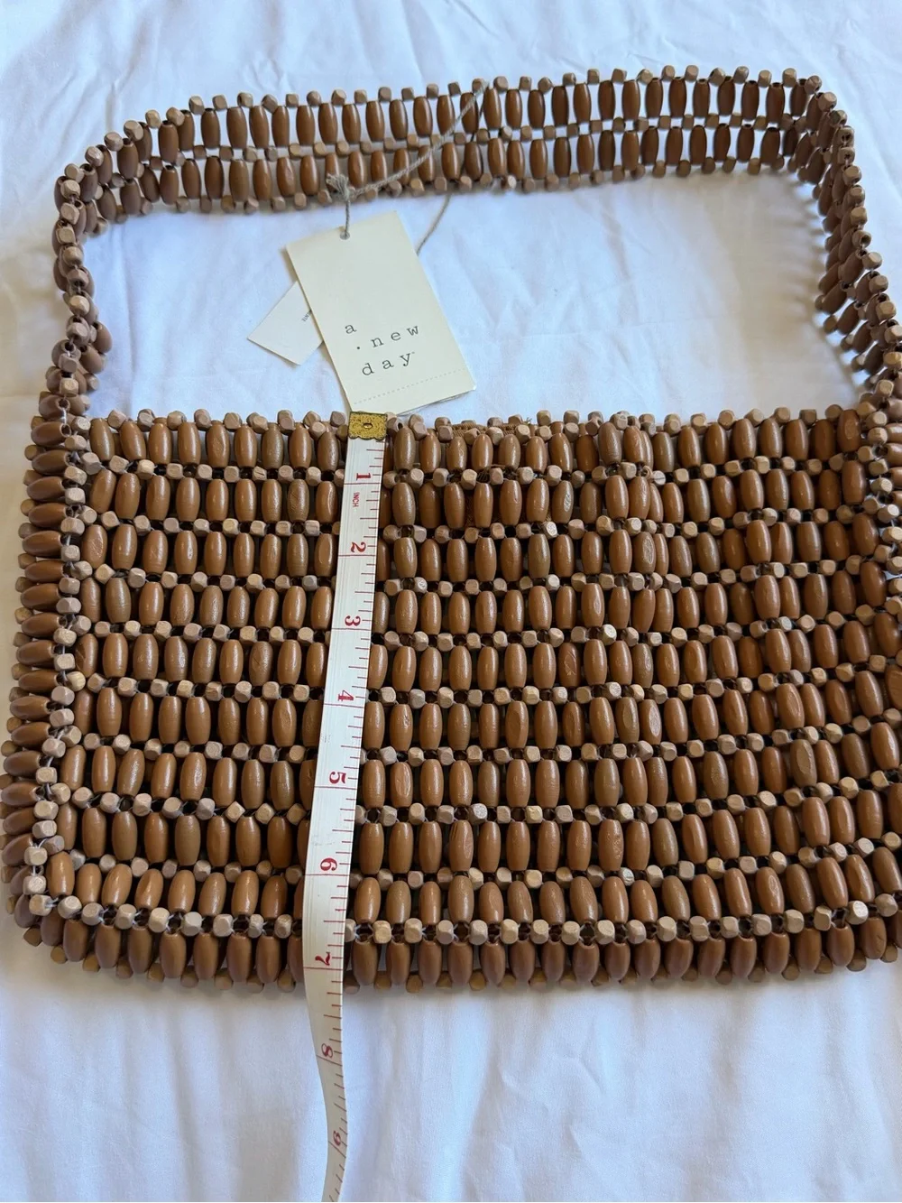 a new day Tan Beaded Shoulder Bag - Picture 4 of 8